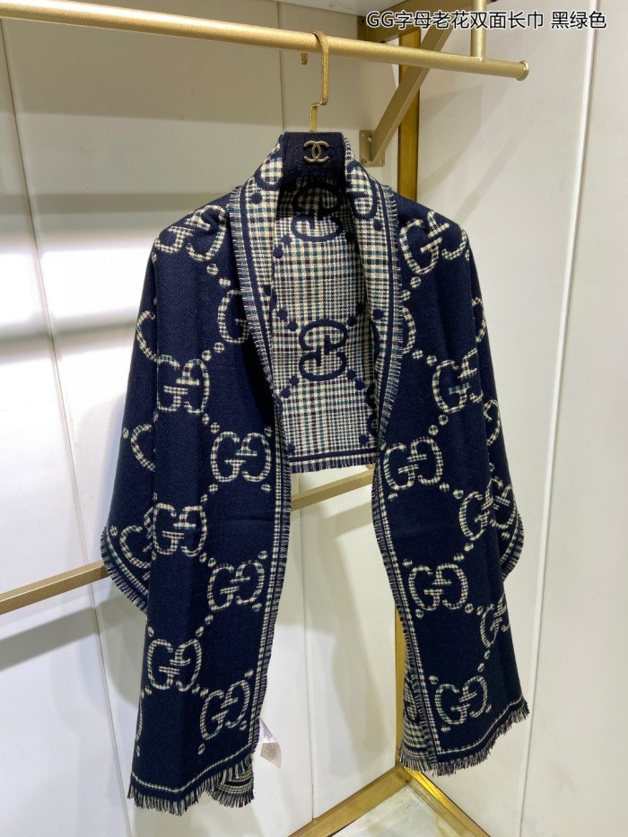 Streetwear Scarf GUCCI 329632 SIZE:47*180cm