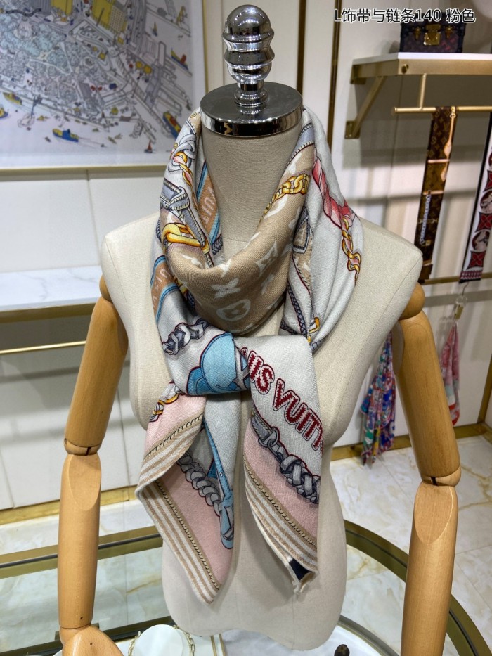 Streetwear Scarf LV 329629 SIZE:140*140cm
