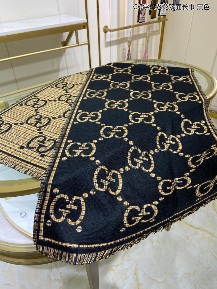 Streetwear Scarf GUCCI 329630 SIZE:47*180cm