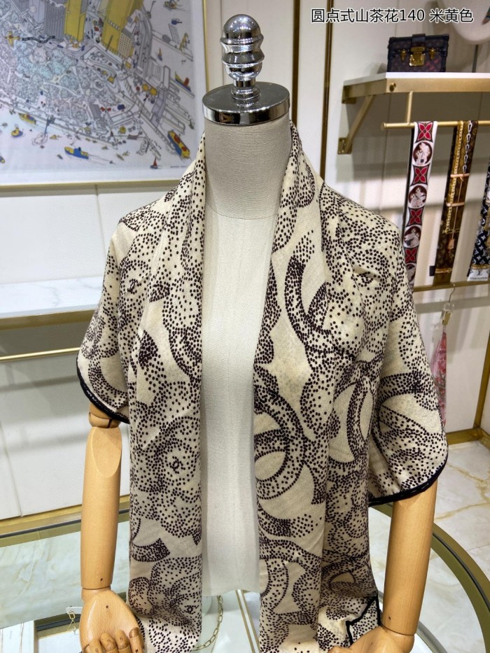 Streetwear Scarf CHANEL 329611 size：140*140cm