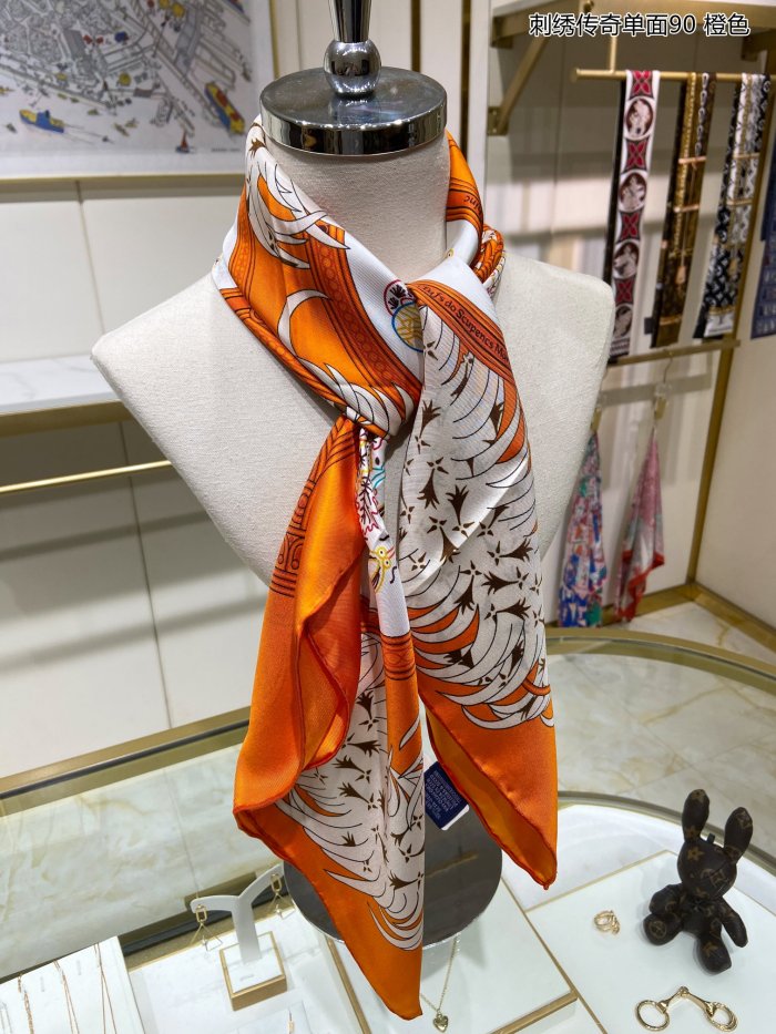 Streetwear Scarf Hermes 329624 size：90cm*90cm
