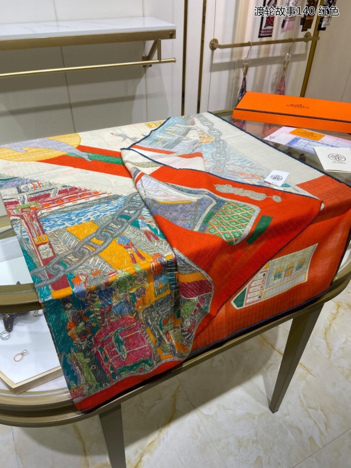 Streetwear Scarf Hermes 329634 size：140cm*140cm