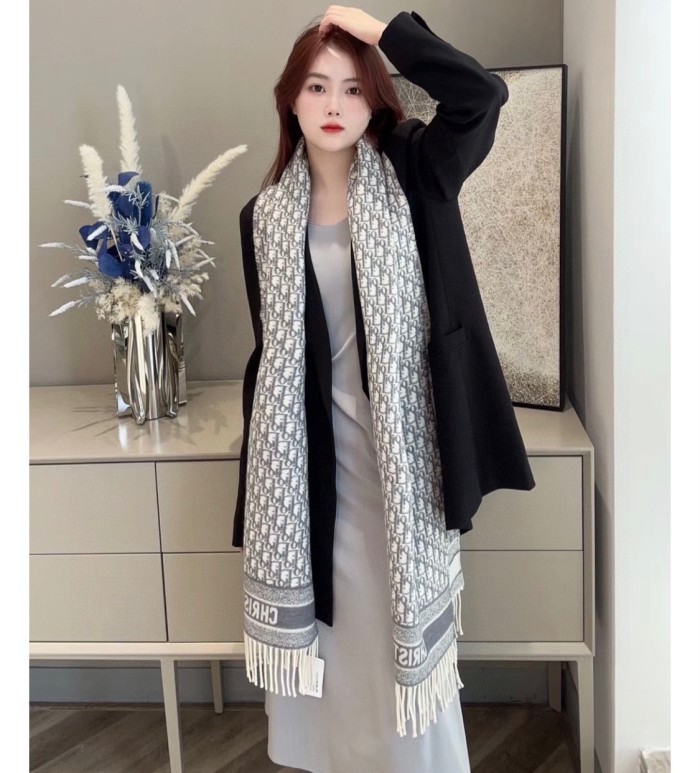 Streetwear Scarf Dior 329659 SIZE:45x180cm