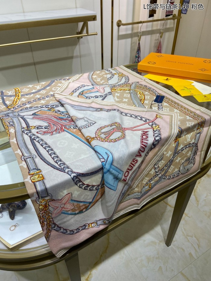 Streetwear Scarf LV 329629 SIZE:140*140cm