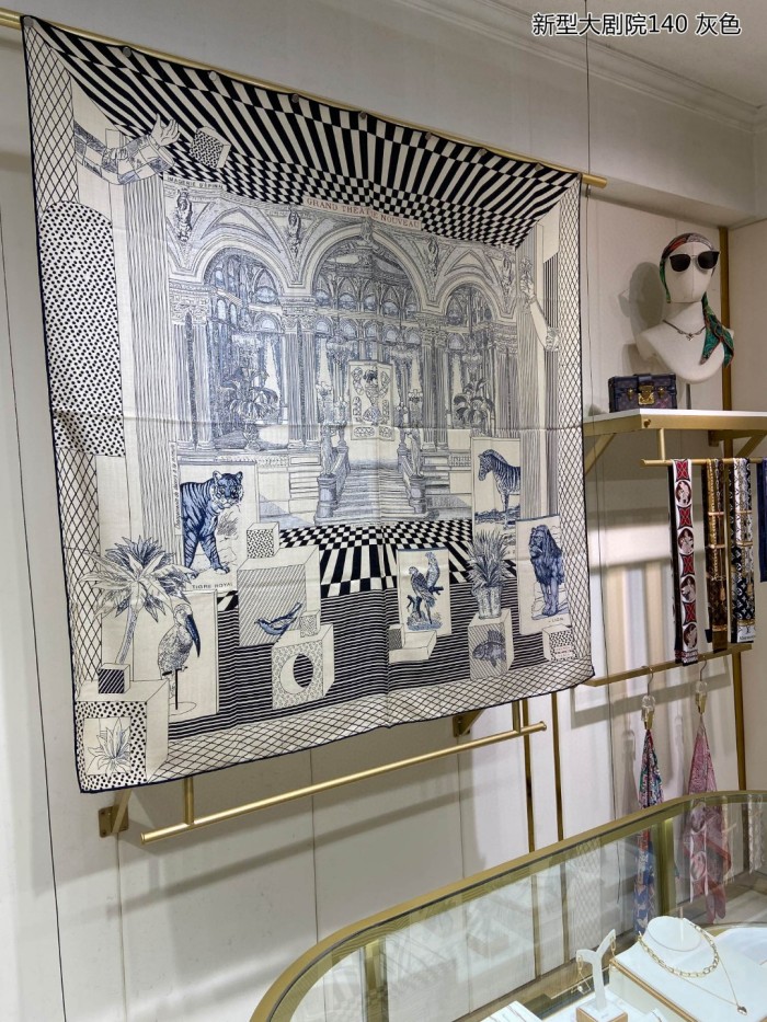 Streetwear Scarf Hermes 329627 size：140cm*140cm