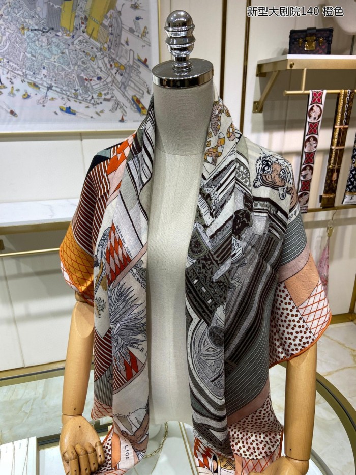 Streetwear Scarf Hermes 329626 size：140cm*140cm