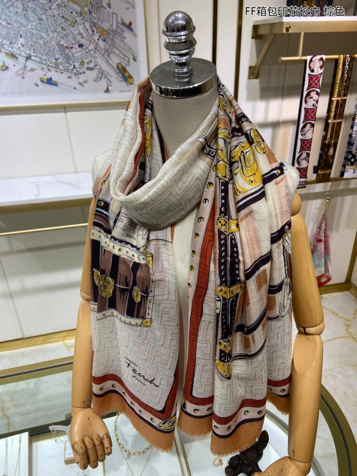 Streetwear Scarf FENDI 329619 SIZE:200*110cm