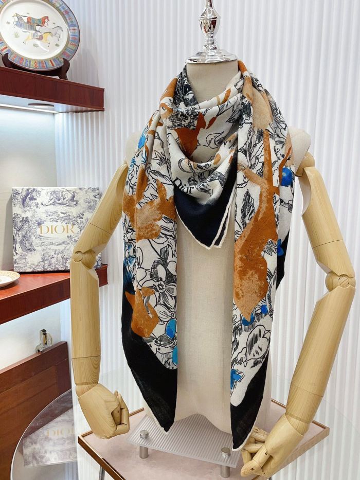 Streetwear Scarf Dior 329603 SIZE:65*185cm