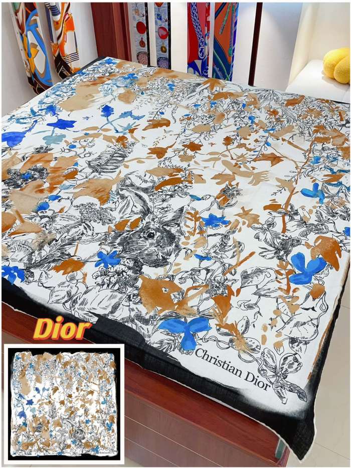 Streetwear Scarf Dior 329603 SIZE:65*185cm