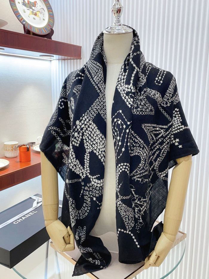 Streetwear Scarf CHANEL 329533 size：140*140cm