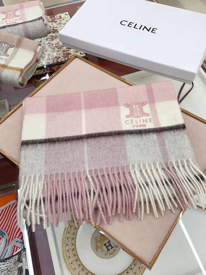 Streetwear Scarf CELINE 329573 SIZE:32*180cm
