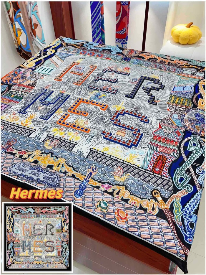 Streetwear Scarf Hermes 329530 SIZE:140cm*140cm
