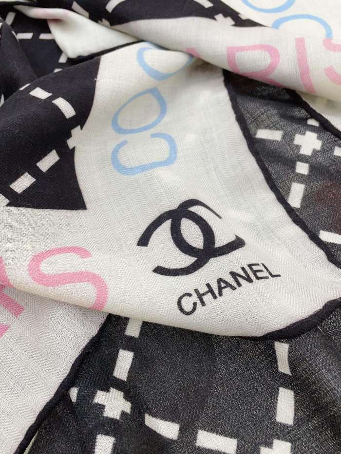 Streetwear Scarf CHANEL 329601 size：140*140cm