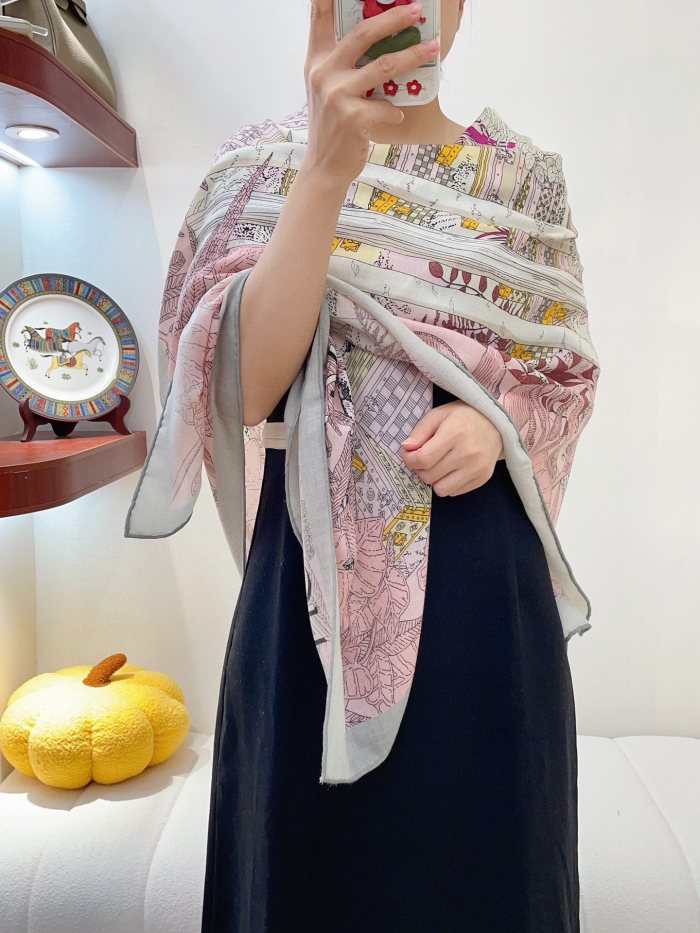 Streetwear Scarf LV 329537 SIZE:140*140cm