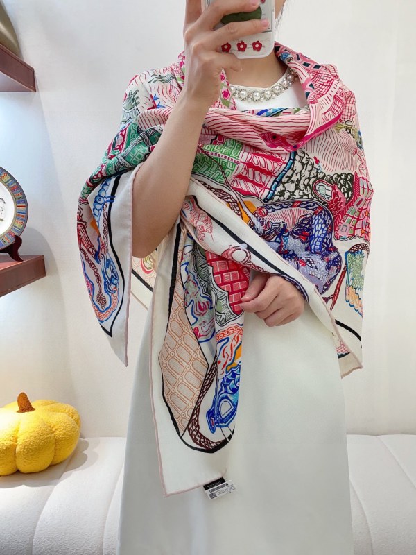 Streetwear Scarf Hermes 329531 size：140cm*140cm
