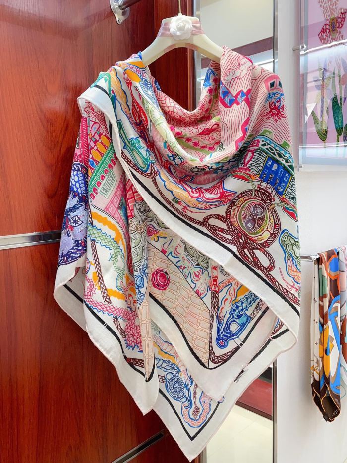 Streetwear Scarf Hermes 329531 size：140cm*140cm