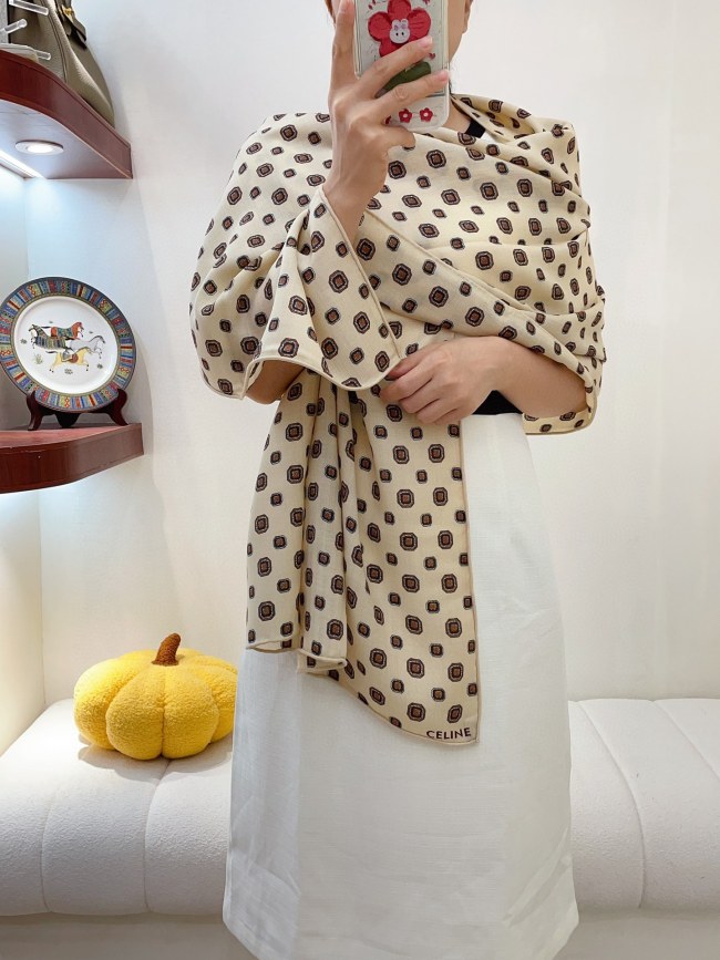 Streetwear Scarf CELINE 329590 size:60*190cm