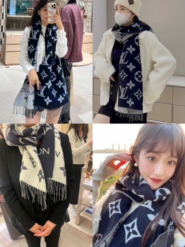 Streetwear Scarf LV 329470 SIZE:180*34cm