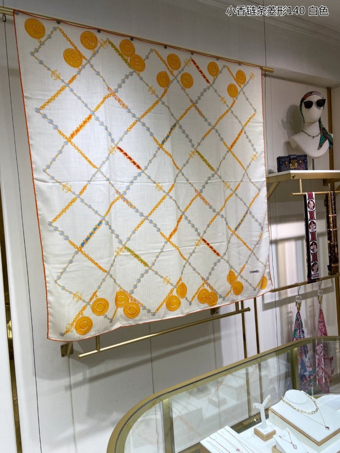 Streetwear Scarf CHANEL 329469 size:140*140cm