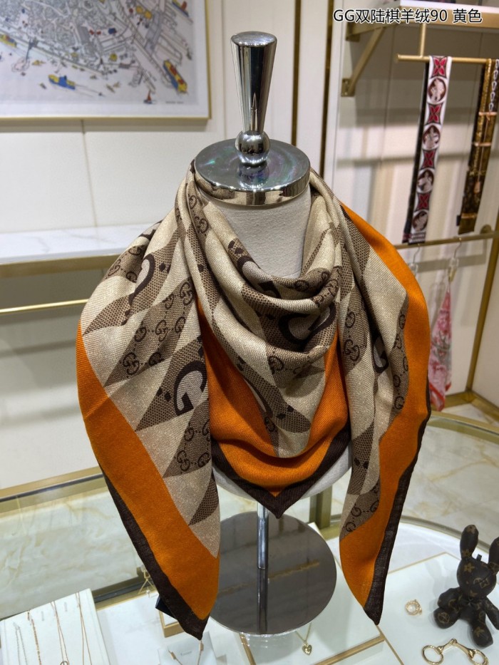 Streetwear Scarf GUCCI 329433 SIZE:90cm*90cm