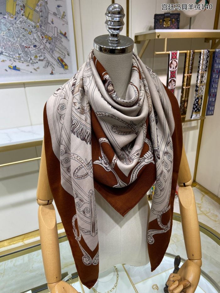 Streetwear Scarf Hermes 329432 size：140cm*140cm