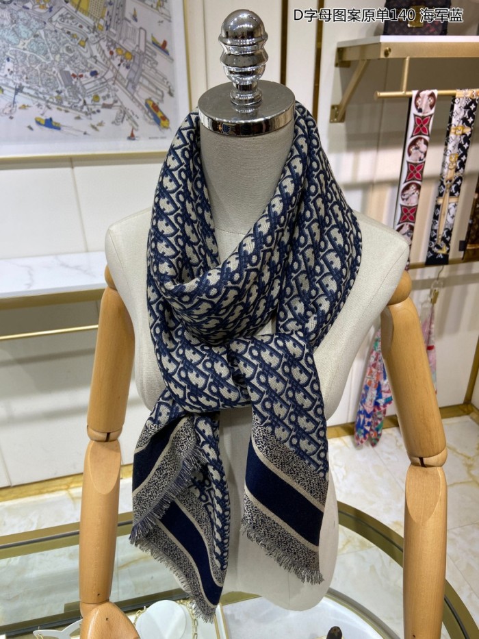 Streetwear Scarf Dior 329445 SIZE:140*140cm