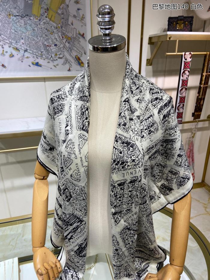 Streetwear Scarf Dior 329441 SIZE:140*140cm