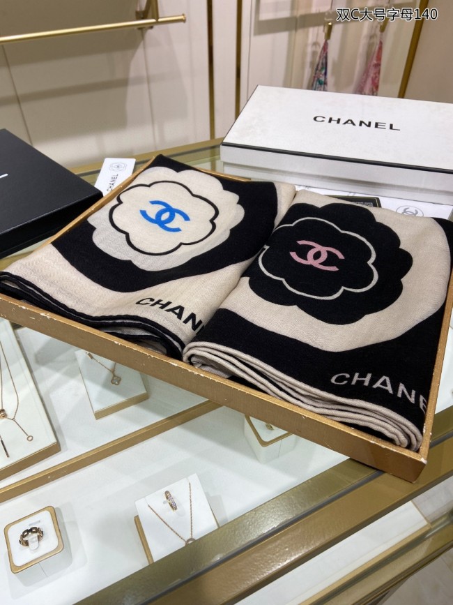 Streetwear Scarf CHANEL 329446 size：140*140cm