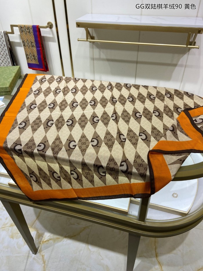 Streetwear Scarf GUCCI 329433 SIZE:90cm*90cm
