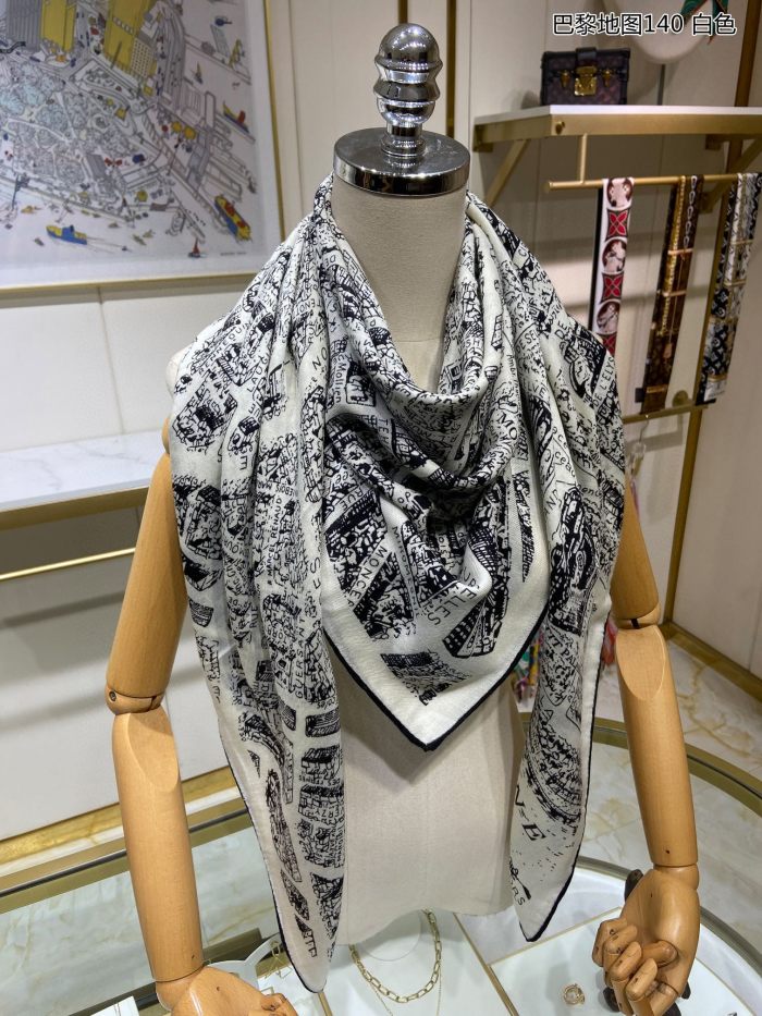 Streetwear Scarf Dior 329441 SIZE:140*140cm