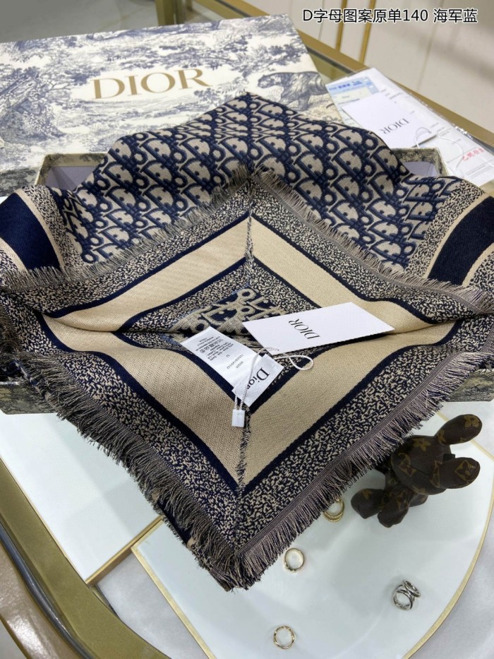 Streetwear Scarf Dior 329445 SIZE:140*140cm