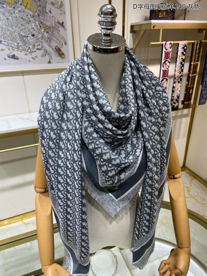 Streetwear Scarf Dior 329444 SIZE:140*140cm
