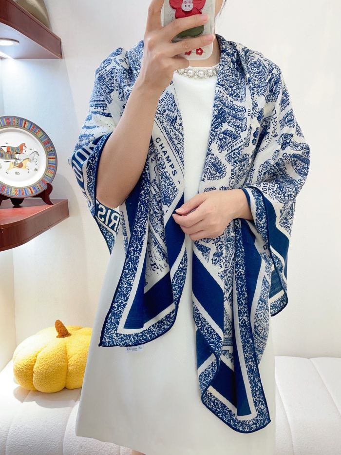 Streetwear Scarf Dior 329512 SIZE:140*140cm
