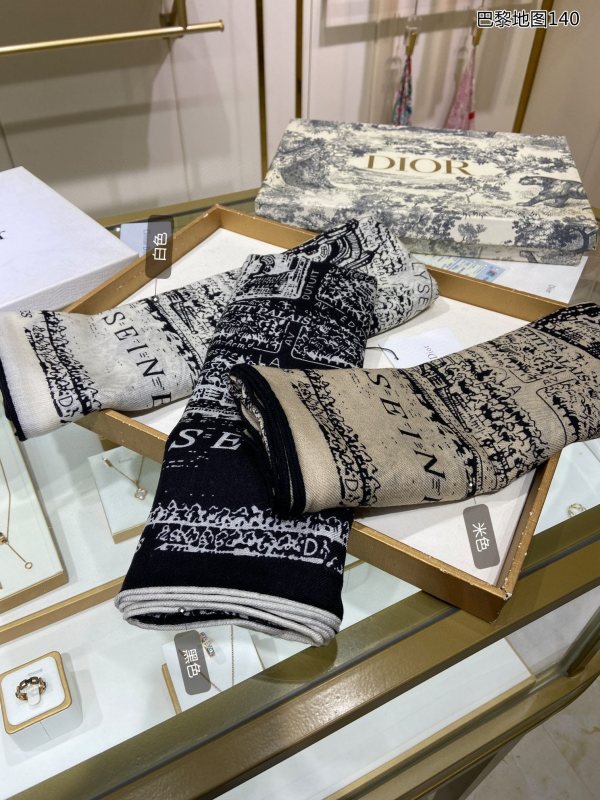 Streetwear Scarf Dior 329441 SIZE:140*140cm
