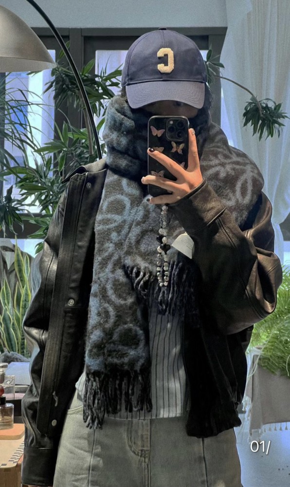 Streetwear Scarf Loewe 329498