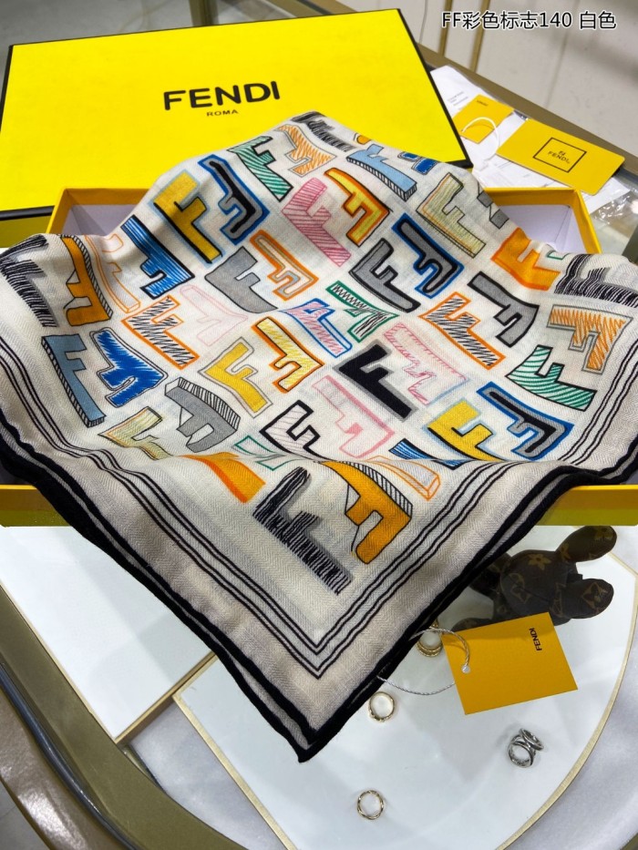 Streetwear Scarf FENDI 329288 size:140*140cm