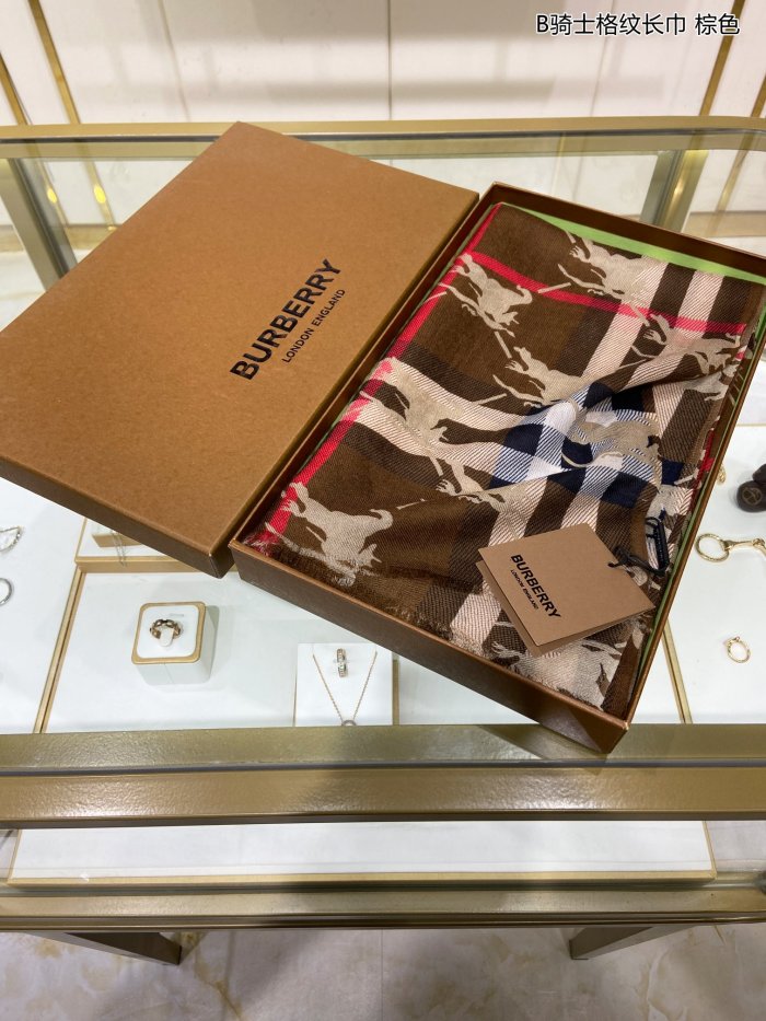 Streetwear Scarf BURBERRY 329294 size：90*200cm