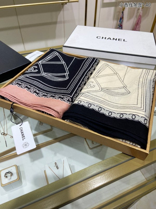 Streetwear Scarf CHANEL 329285 size:140*140cm