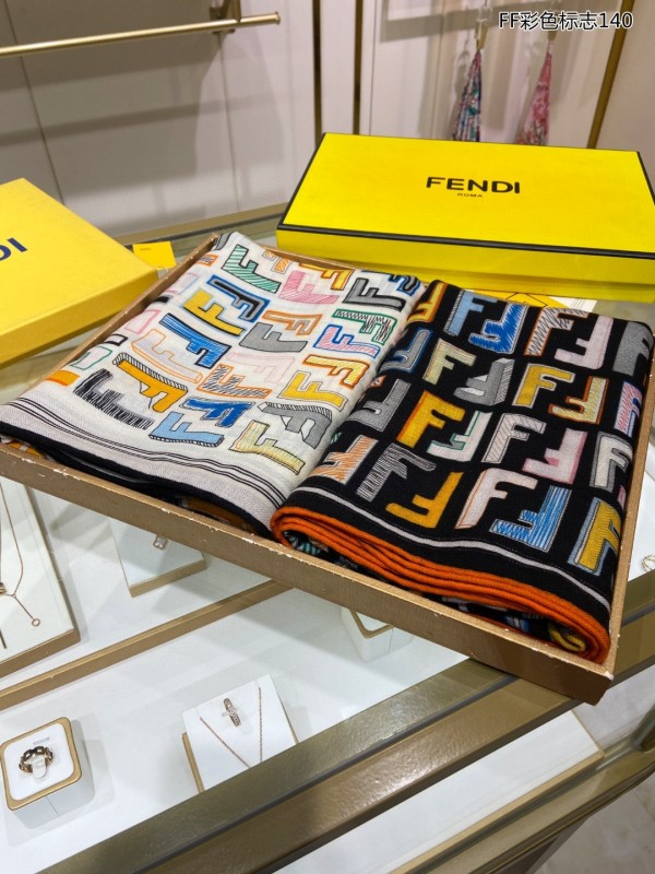 Streetwear Scarf FENDI 329288 size:140*140cm