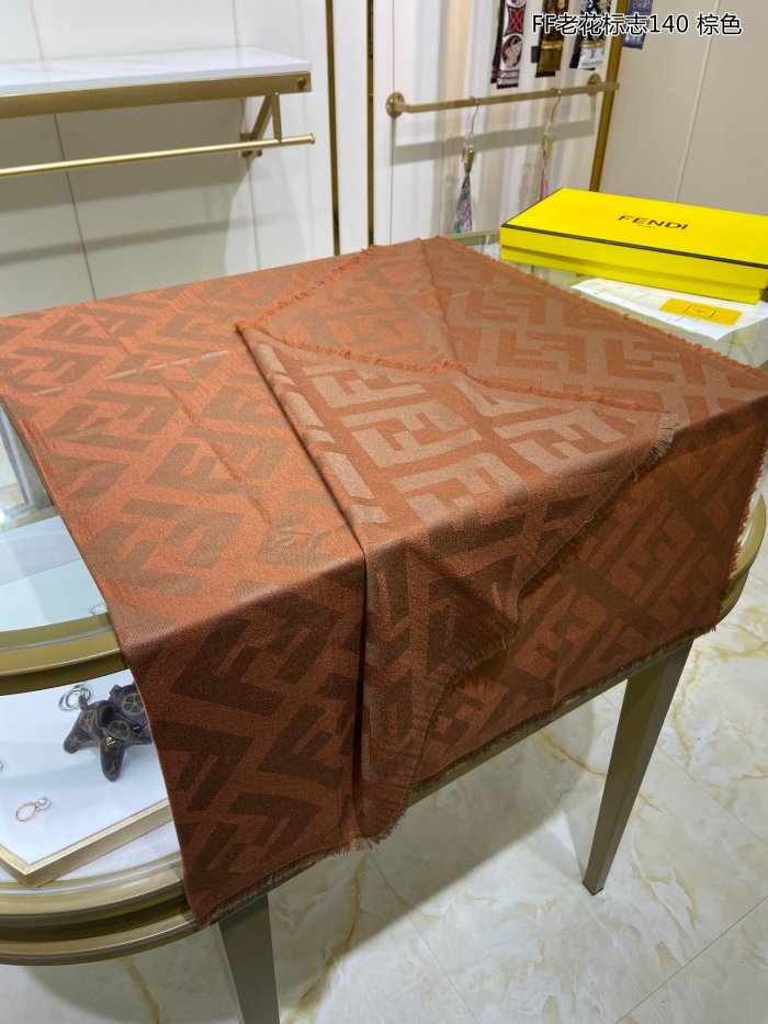 Streetwear Scarf Fendi 329300 size:140*140cm