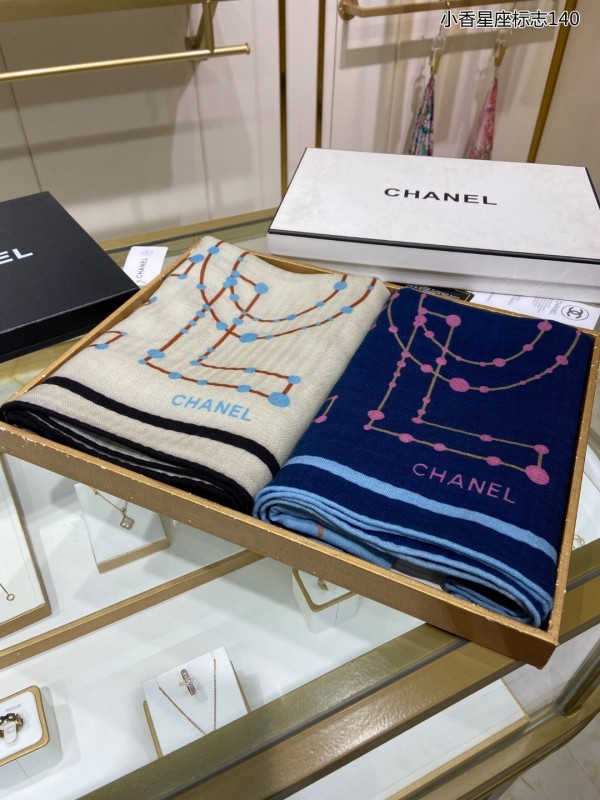 Streetwear Scarf CHANEL 329291 SIZE:140*140cm