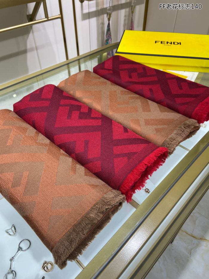 Streetwear Scarf FENDI 329299 SIZE:140*140cm