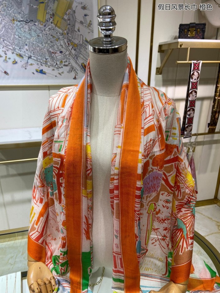 Streetwear Scarf Hermes 329297 SIZE:110*200cm