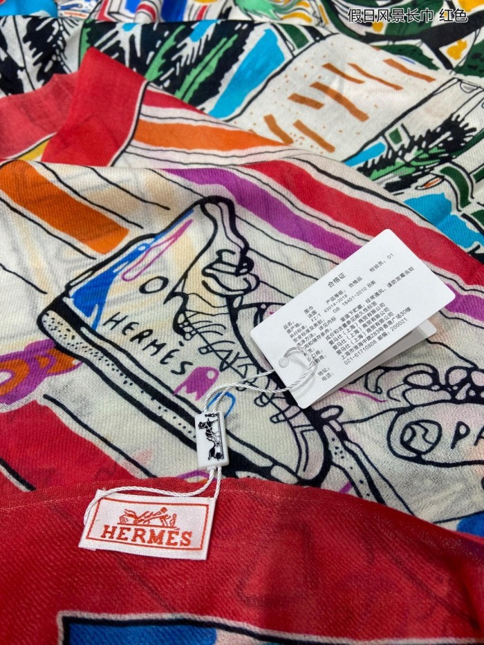Streetwear Scarf Hermes 329295 SIZE:110*200cm