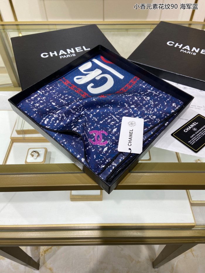 Streetwear Scarf CHANEL 329264 SIZE:90cm*90cm