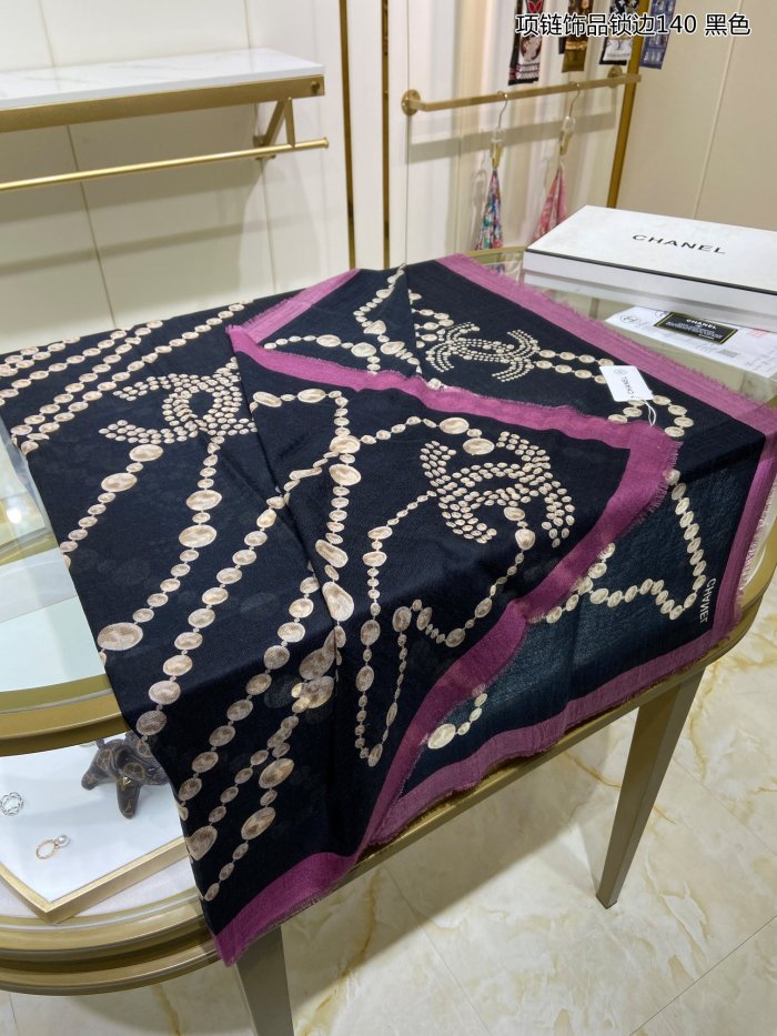 Streetwear Scarf CHANEL 329268 SIZE:140*140cm