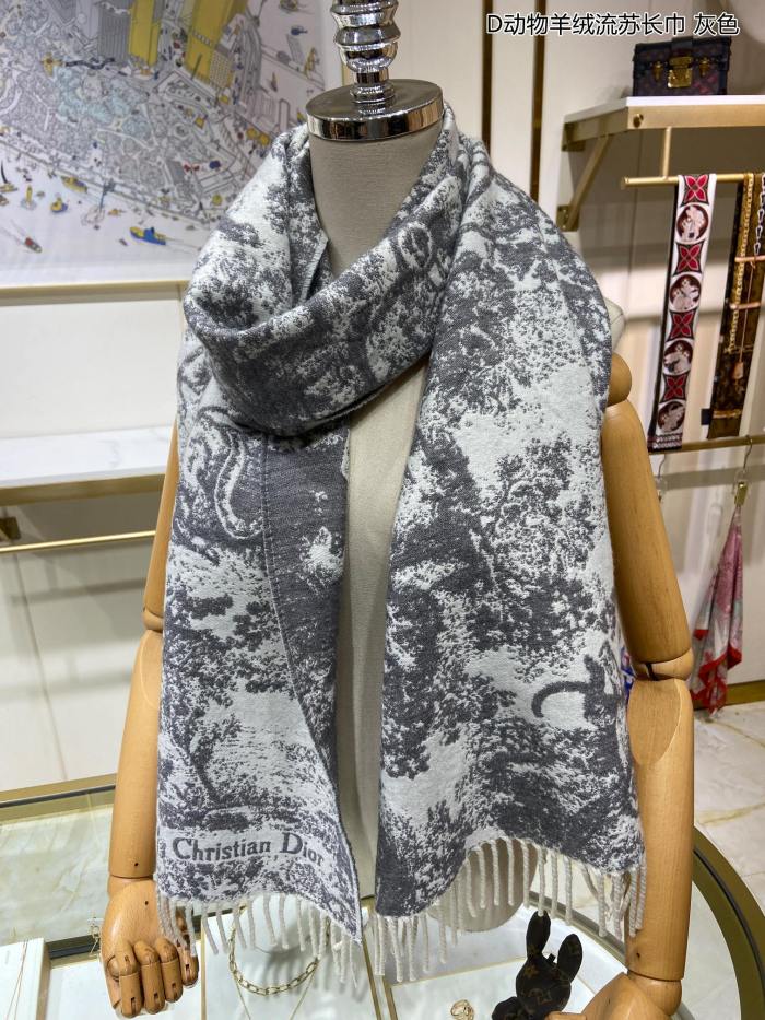 Streetwear Scarf Dior 329216 SIZE:45*200cm