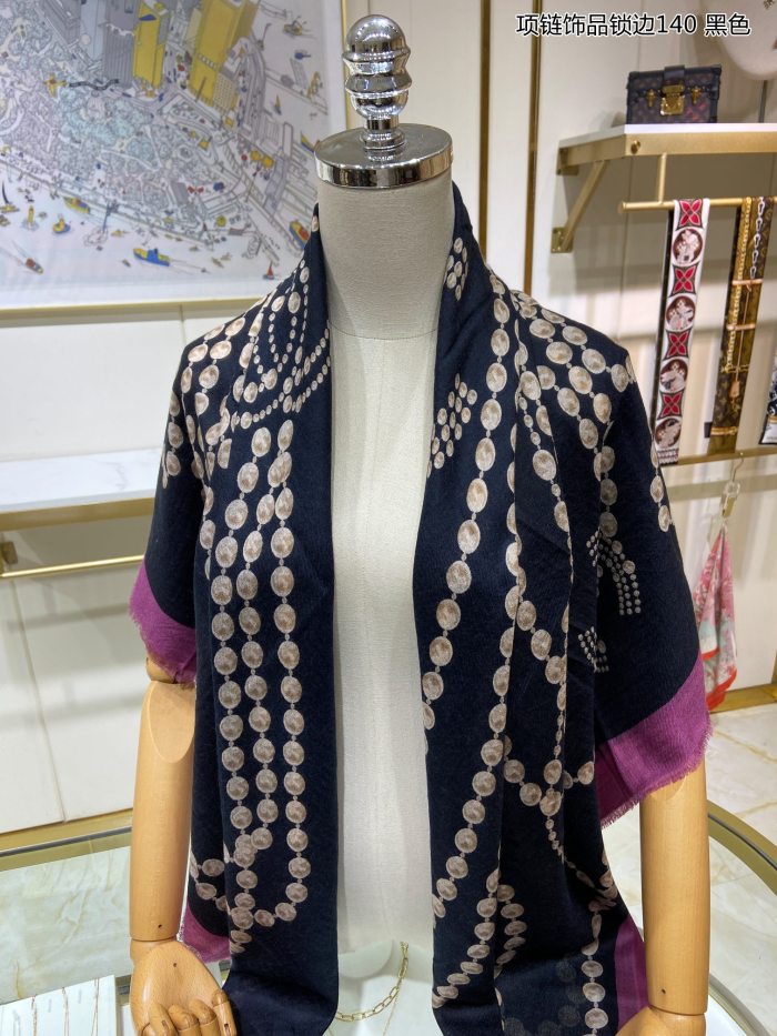 Streetwear Scarf CHANEL 329268 SIZE:140*140cm