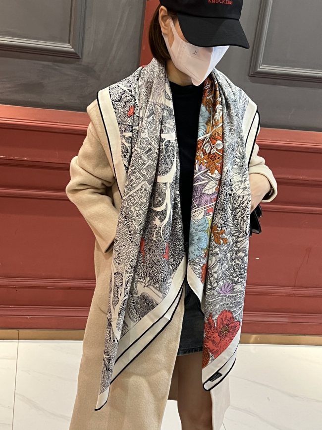 Streetwear Scarf Hermes 328996 SIZE:140cm*140cm