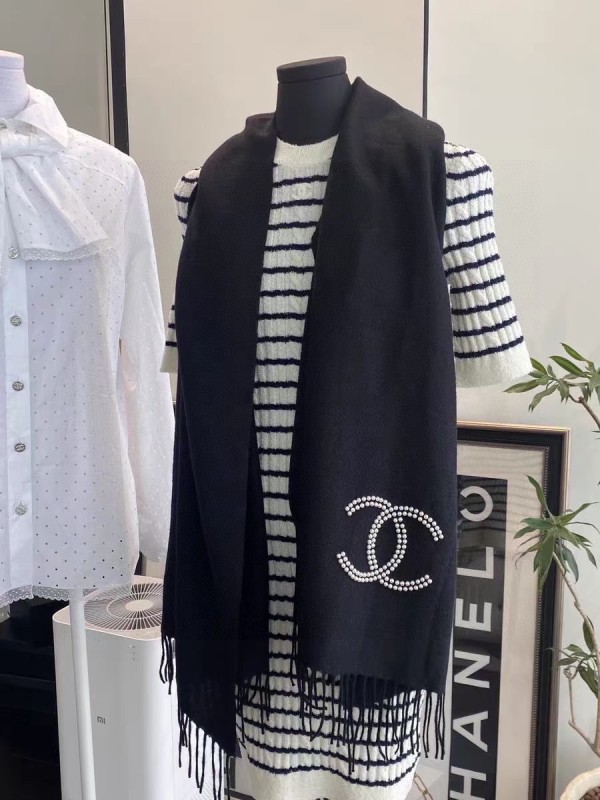 Streetwear Scarf CHANEL 329014 SIZE:70*200cm